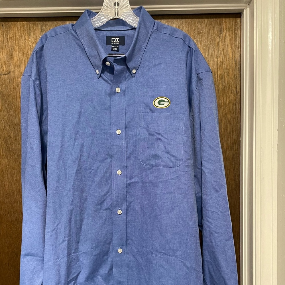 Men’s Greenbay Packers long sleeve button up